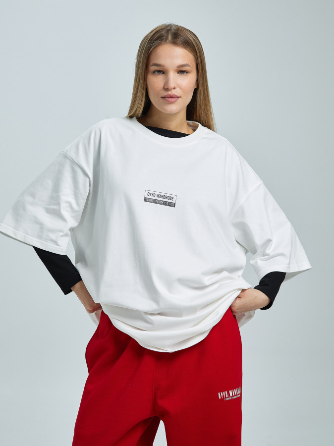 Футболка OYYO CHART белая XL