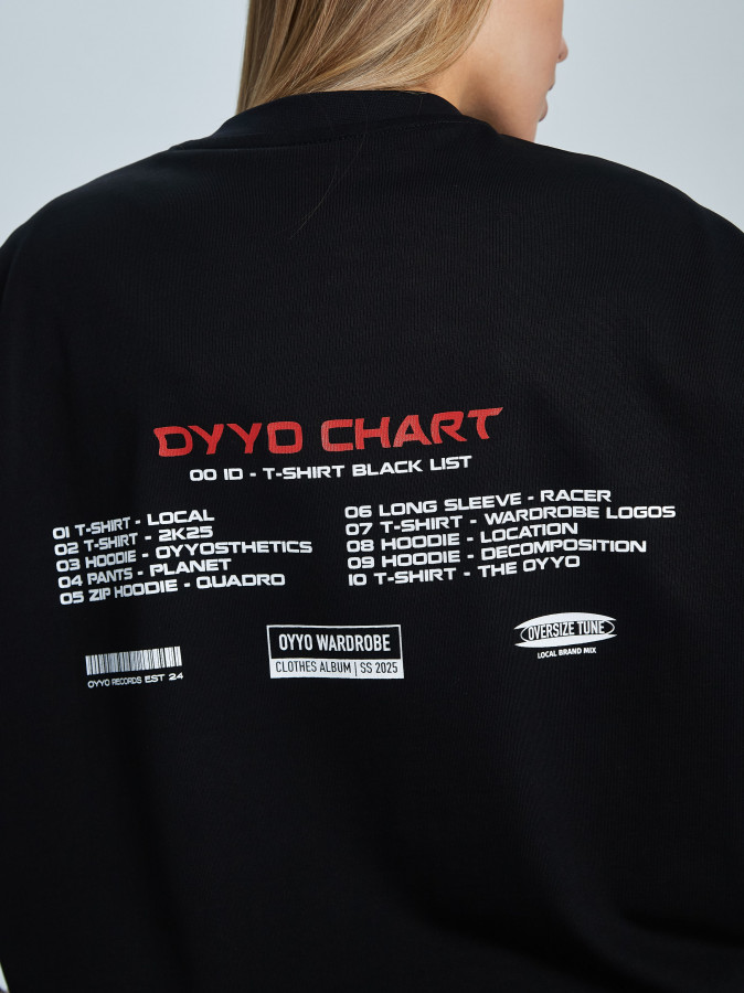 Футболка OYYO CHART черная  M