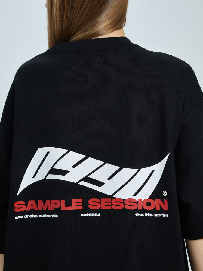Футболка OYYO SAMPLE SESSION черная L